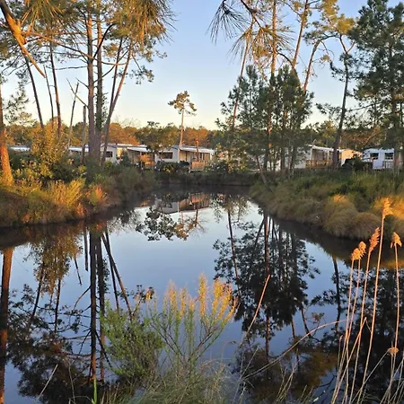 Mobilhome 6 Pers-vue Bassin-plage-clim Lège-Cap-Ferret